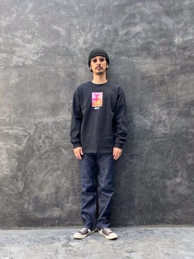 「SURROUND（サラウンド）のアイテム」を使った、kakimoto hisatakaさん（メンズ・176cm）の春コーディネート