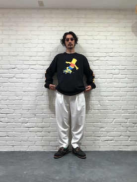 「GOOD OL'（グッドオル）のアイテム」を使った、kakimoto hisatakaさん（メンズ・176cm）の春コーディネート