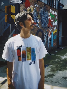 「Nuggets（ナゲッツ）のアイテム」を使った、kakimoto hisatakaさん（メンズ・176cm）の夏コーディネート