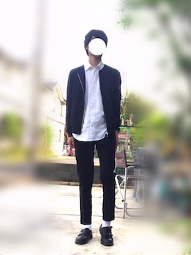 「tk.TAKEO KIKUCHI（ティーケータケオキクチ）のアイテム（その他シューズ）」を使った、ゆーさん（メンズ・173cm）の春コーディネート