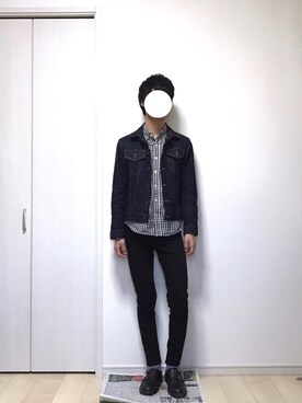 「tk.TAKEO KIKUCHI（ティーケータケオキクチ）のアイテム（その他シューズ）」を使った、ゆーさん（メンズ・173cm）の春コーディネート