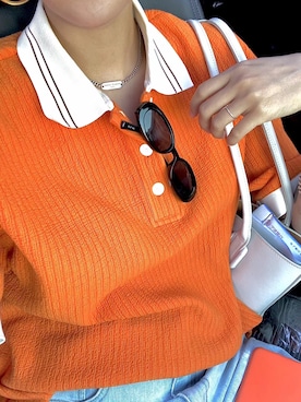 「Le Specs（-）のアイテム」を使った、hi daisyさん（レディース・174cm）の秋コーディネート