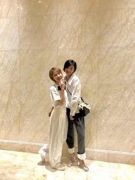 「休闲」｜「アイテム（パンプス）」を使った、hi daisyさん（レディース・174cm）の秋コーディネート