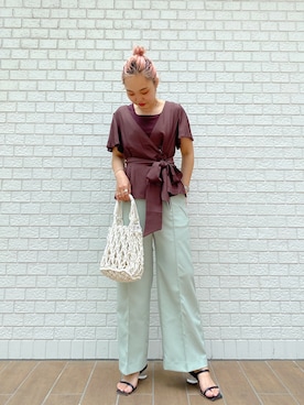 yukoさん（レディース・161cm）の夏コーディネート