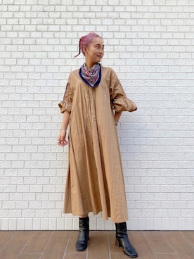 「VIS（ビス）のアイテム（財布/小物）」を使った、yukoさん（レディース・161cm）の秋コーディネート