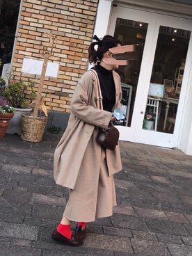 「日本橋」｜swamiさん（レディース・154cm）の冬コーディネート