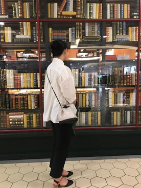 「アイテム（ドラムバッグ、その他）」を使った、咦嘿咦嘿哟さん（レディース・160cm）の春コーディネート
