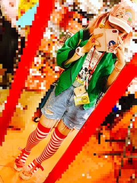 「ニーハイソックス」｜しおたんさん（レディース・156cm）の夏コーディネート