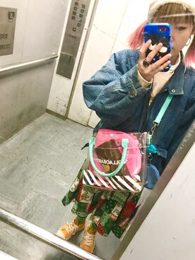 「used mix」｜「アイテム（ブルゾン）」を使った、しおたんさん（レディース・156cm）の春コーディネート