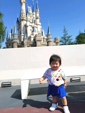 「ディズニーランド」｜「アイテム（雑貨/ホビー）」を使った、ほっぺちゃん☆さん（キッズ・70cm）の秋コーディネート