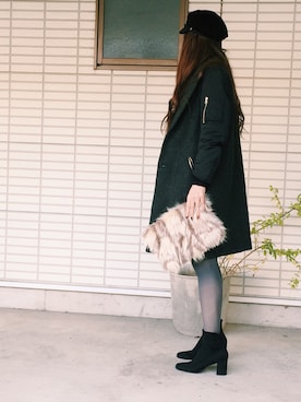 ふくみさん（レディース・172cm）の冬コーディネート