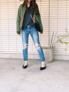 「g.v.g.v.」｜「アイテム（その他）」を使った、ふくみさん（レディース・172cm）の冬コーディネート