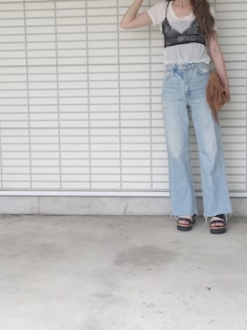 ふくみさん（レディース・172cm）の夏コーディネート