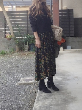 ふくみさん（レディース・172cm）の秋コーディネート