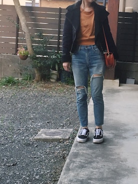 ふくみさん（レディース・172cm）の秋コーディネート