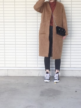 ふくみさん（レディース・172cm）の冬コーディネート