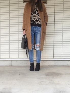 ふくみさん（レディース・172cm）の冬コーディネート