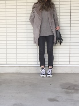 ふくみさん(レディース・172cm)の冬コーディネート