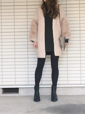 ふくみさん(レディース・172cm)の冬コーディネート