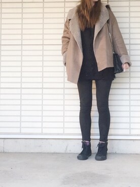 ふくみさん(レディース・172cm)の冬コーディネート