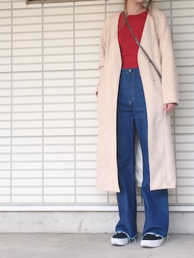 ふくみさん(レディース・172cm)の冬コーディネート