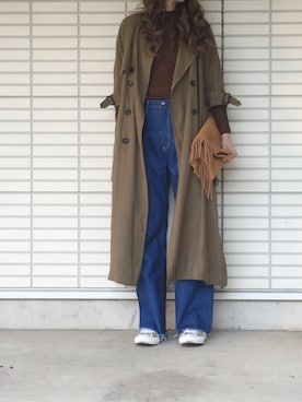 ふくみさん（レディース・172cm）の冬コーディネート