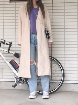 ふくみさん（レディース・172cm）の冬コーディネート