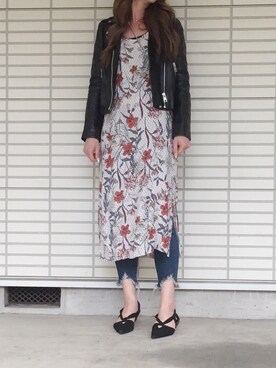 「KIL（キル）のアイテム」を使った、ふくみさん（レディース・172cm）の春コーディネート