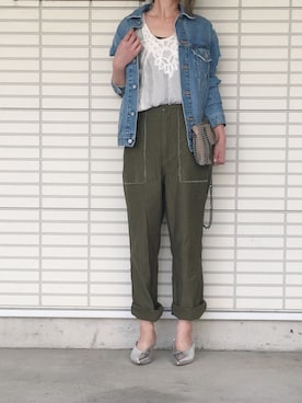 ふくみさん（レディース・172cm）の春コーディネート