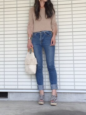 ふくみさん（レディース・172cm）の春コーディネート