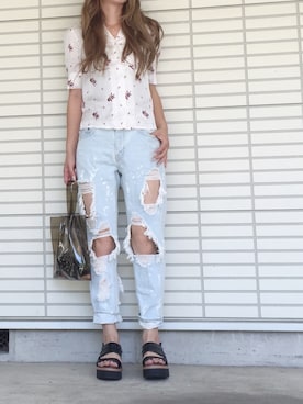 ふくみさん（レディース・172cm）の春コーディネート