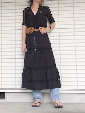 ふくみさん（レディース・172cm）の夏コーディネート