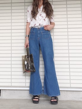 ふくみさん（レディース・172cm）の夏コーディネート