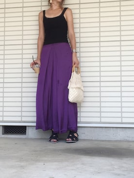 ふくみさん（レディース・172cm）の夏コーディネート