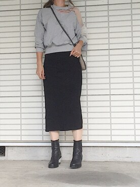 ふくみさん（レディース・172cm）の秋コーディネート