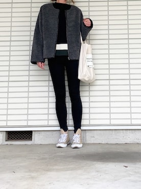 ふくみさん（レディース・172cm）の冬コーディネート
