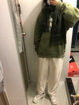 「WINTER STYLE」｜「アイテム（キャップ）」を使った、+1℃さん（レディース・162cm）の冬コーディネート