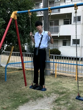 ながちゃんさん（メンズ・176cm）の夏コーディネート