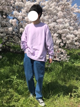 「花見」｜「アイテム（腕時計）」を使った、Keisukeさん（メンズ・168cm）の春コーディネート