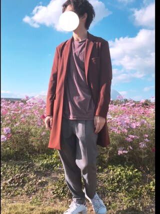 Keisuke使用「STUDIOUS（STUDIOUS マイクロタッチスプリングチェスターコート）」的時尚穿搭