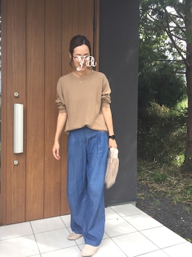 「Lavish（ラヴィッシュ）のアイテム」を使った、ゆあんさん（レディース・168cm）の秋コーディネート