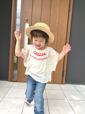 「e.a.B（エーアーベー）のアイテム」を使った、ゆあんさん（レディース・168cm）の夏コーディネート