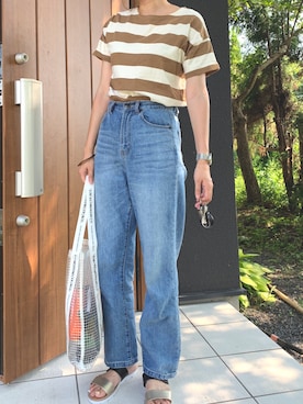 「WEEKEND(ER)（ウィークエンダー）のアイテム」を使った、ゆあんさん（レディース・168cm）の夏コーディネート
