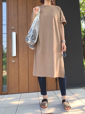 「WEEKEND(ER)（ウィークエンダー）のアイテム」を使った、ゆあんさん（レディース・168cm）の夏コーディネート