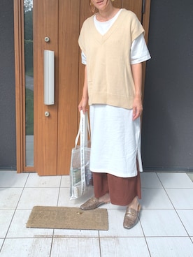 「WEEKEND(ER)（ウィークエンダー）のアイテム」を使った、ゆあんさん（レディース・168cm）の秋コーディネート