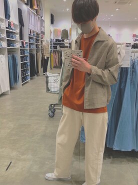 「coen」｜か ん たさん（メンズ・178cm）の春コーディネート