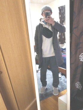 「AAA（トリプルエー）のアイテム」を使った、ajtpgmwtamwgさん（メンズ・270cm）の冬コーディネート