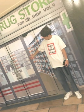 「Have a good time（ハバグッタイム）のアイテム（Tシャツ/カットソー）」を使った、ＫＯＺさん（メンズ・177cm）の春コーディネート