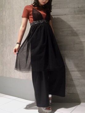 gotsuboさん（レディース・160cm）の夏コーディネート