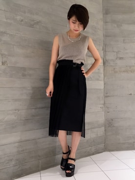 gotsuboさん（レディース・160cm）の夏コーディネート